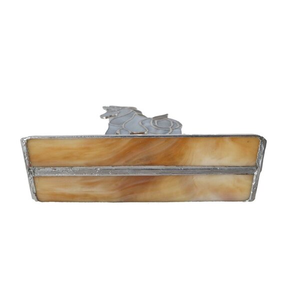 Vintage Stained Glass Donkey 3D Standing Christmas Nativity - Picture 5 of 5